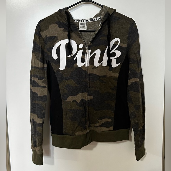 PINK Zip Up Hoodie - Picture 1 of 3